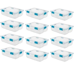 Sterilite Multipurpose Plastic Under-Bed Storage Tote Bins With Secure Gasket Latching Lids For Home Organization -Storage Specialty Store GUEST 04b9354c 2cb7 4c11 9d37 c8280df12e2f