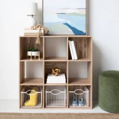 35.43" Piperton 9 Cube Organizer Natural - Signature Design By Ashley 16 35.43" Piperton 9 Cube Organizer Natural - Signature Design By Ashley -Storage Specialty Store GUEST 056f781b 351e 49c7 b31d 99985f5be698