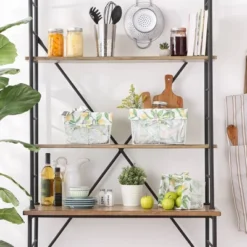 Design Imports Set Of 3 Antique Chicken Wire Lemon Print Liner Baskets White -Storage Specialty Store GUEST 065ff4a4 4558 4c66 a312 0bcea71a66bf