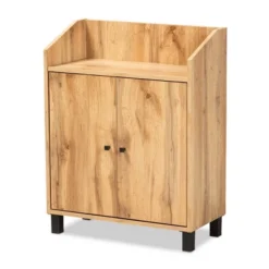 Rossin Wood 2 Door Entryway Shoe Cabinet - Baxton Studio -Storage Specialty Store GUEST 06d53c8d 6cd0 4efa bc7f 1245ed72168a