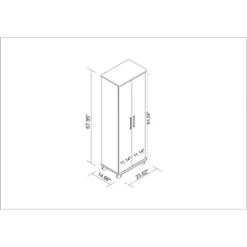 Catalonia 1.0 Mobile Shoe Closet White - Manhattan Comfort -Storage Specialty Store GUEST 0d201000 f1bb 4123 8eef 89a36f05d883