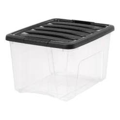 IRIS USA Plastic Storage Tote, Clear/Black 10 IRIS USA Plastic Storage Tote, Clear/Black -Storage Specialty Store GUEST 0dd4dbb7 82b3 4288 b1af d04a05b11a6b