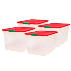 Homz 64 Quart Secured Seal Latch Extra Large Single Clear Stackable Storage Container Tote, Garage, Or Basement 13 Homz 64 Quart Secured Seal Latch Extra Large Single Clear Stackable Storage Container Tote, Garage, Or Basement -Storage Specialty Store GUEST 0e04ebee 59f7 4690 b309 a6da8430f728