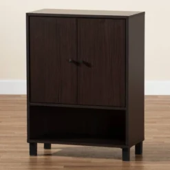 Rossin Modern Wood 2 Door Entryway Shoe Cabinet - Baxton Studio 17 Rossin Modern Wood 2 Door Entryway Shoe Cabinet - Baxton Studio -Storage Specialty Store GUEST 0e4b30dd cc0e 46e9 ae7d 9c7af14a4da9