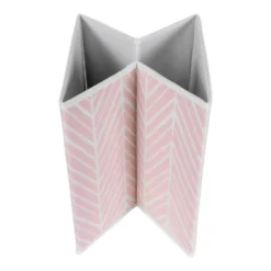 Set Of 2 11" X 11" X 11" Nonwoven Polyester Herringbone Square Storage Cube Mauve - Design Imports -Storage Specialty Store GUEST 10cf2512 9c18 4b78 95b7 11d78f6df154