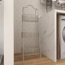 41" 3 Tier Rustic Farmhouse Iron Basket Stand - Olivia & May -Storage Specialty Store GUEST 13137c71 5384 4f69 86d2 1164fbc7d1db