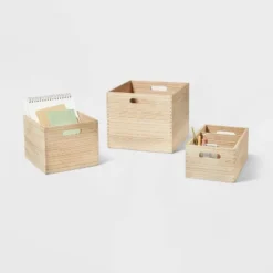 Small Decorative Light Wood Crate Natural - Brightroom™ 5 Small Decorative Light Wood Crate Natural - Brightroom™ -Storage Specialty Store GUEST 1433e760 ccd4 4d74 8b8b fdcc848f7469 1