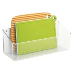 MDesign Wall Mount Plastic Home Storage Organizer Tray Basket Bin -Storage Specialty Store GUEST 15c57da2 7263 4078 949a dd0b674a0767