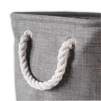 16" X 10" X 12" Medium Polyester Variegated Rectangle Storage Bin Gray - Design Imports 2 16" X 10" X 12" Medium Polyester Variegated Rectangle Storage Bin Gray - Design Imports - Image 2