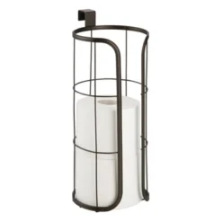MDesign Metal Over The Tank Toilet Tissue Paper Roll Holder -Storage Specialty Store GUEST 169d898e 6c2c 4958 bdbb 5a701f1a9c13