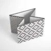 Bacati - Love Gray/white Storage Box Large