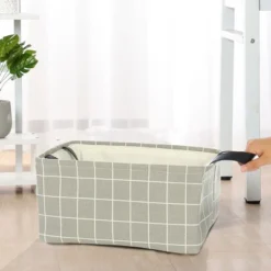 Unique Bargains Foldable Baskets Canvas Fabric Cube Container With Rope Handles Storage Bins 9 Unique Bargains Foldable Baskets Canvas Fabric Cube Container With Rope Handles Storage Bins -Storage Specialty Store GUEST 1cc60b49 e805 46d3 8af2 b66f9a9e2d7f