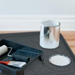 Fleming Supply All Weather Small Plastic Boot Tray - Dark Gray, Set Of 2 -Storage Specialty Store GUEST 1d888602 2b49 4778 8e44 804b26650fea