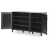 Warren Shoe - Storage Cabinet - Espresso - Baxton Studio
