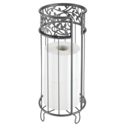 MDesign Metal Toilet Paper Holder Stand - Storage For 3 Rolls -Storage Specialty Store GUEST 207e3cda 0fa5 4e87 8b16 a1c0f661131e