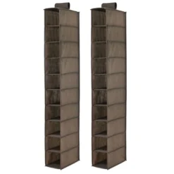 MDesign Fabric Shoe Rack Holder Storage Shelf, Metal Frame, 20 Cube -Storage Specialty Store GUEST 21bd444c 0d29 40be 83b8 a8136e571971