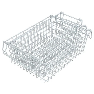 Set Of 3 Storage Bins - Basket Set For Toy, Kitchen, Closet, And Bathroom Storage - Small, Medium, And Large Shelf Organizers By Home-Complete (White) 8 Set Of 3 Storage Bins - Basket Set For Toy, Kitchen, Closet, And Bathroom Storage - Small, Medium, And Large Shelf Organizers By Home-Complete (White) - Image 8