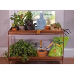 Copper Circles Double Boot Tray With Stand - Good Directions -Storage Specialty Store GUEST 233cfd78 7e5e 4633 8c20 f6605b833a04