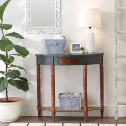 Design Imports Set Of 2 M Antique White Chicken Wire French Gingham Check Liner Baskets Blue/White -Storage Specialty Store GUEST 2445b5f3 c342 478f aaa0 3c19cfcdfc67