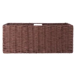 3pc Tessa Woven Rope 2 Small And 1 Large Basket Set Walnut - Winsome 13 3pc Tessa Woven Rope 2 Small And 1 Large Basket Set Walnut - Winsome -Storage Specialty Store GUEST 25e9e011 3d0a 4fbe ab6d 7b3a4eb622e6