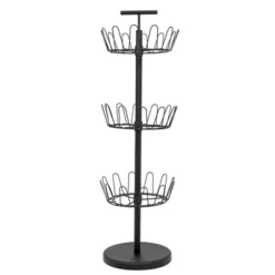 BirdRock Home Internet's Best 3-Tier Metal Shoe Tree (18 Pair) - Black Finish -Storage Specialty Store GUEST 2613758a 385c 4a53 80b0 024c1a86fcc6