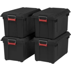 IRIS USA Heavy Duty Plastic Storage Tote With Lids -Storage Specialty Store GUEST 274e3cef cdd0 4c33 9aa1 37e7d3be1497