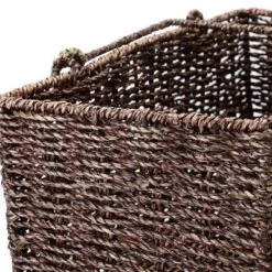 Hastings Home Handmade Woven Wicker Staircase Basket - Brown 9 Hastings Home Handmade Woven Wicker Staircase Basket - Brown -Storage Specialty Store GUEST 285f066b 73ad 46e0 8f2a 5886cde7c6c0