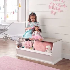 Badger Basket Two Bin Stackable Storage Cubby White/Gray Woodgrain -Storage Specialty Store GUEST 2a61ba89 5b0c 4d8a a8f4 f718f1a9e022