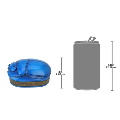 Design Toscano Pharaoh Amenhotep Royal Scarab Sculptural Box: Set Of Two 1 Design Toscano Pharaoh Amenhotep Royal Scarab Sculptural Box: Set Of Two