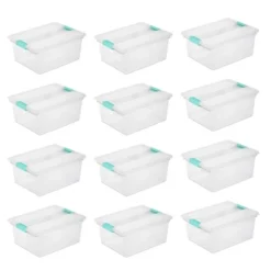 Sterilite Large Clear Plastic Stackable Storage Container Bin Box Tote With Clear Latching Lid Organizing Solution For Home & Classroom -Storage Specialty Store GUEST 2c51fae1 b0b0 4f07 b12a 9edae8ecb63e