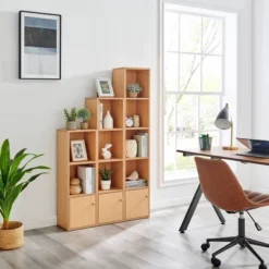 59" Set Of 3 Slim Cube Shelf Unit Towers - Danya B. -Storage Specialty Store GUEST 2c55c360 9e4e 41f7 9926 d7d21e41e726