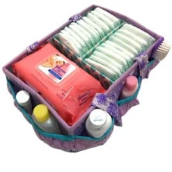 Bacati - Paisley Aqua/Lilac Storage Caddy -Storage Specialty Store GUEST 2f6131fd 82eb 49bd 9eb0 0cdab41c96b5