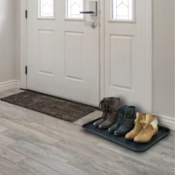 Fleming Supply All-Weather Boot Tray For Mudrooms, Porches, And Entryways - Black -Storage Specialty Store GUEST 330b3f30 7ddf 4b9a 811d 2d5a25a04160