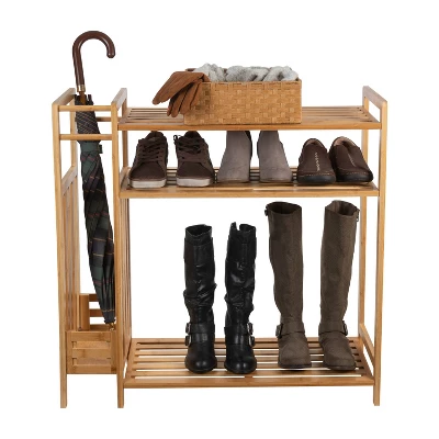 Organize It All Shoe Rack With Umbrella Stand Lohas 5 Organize It All Shoe Rack With Umbrella Stand Lohas - Image 5
