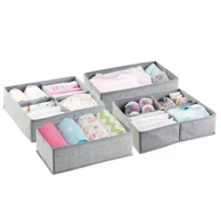 MDesign Kids Fabric Dresser Drawer And Closet Storage Organizer, Set Of 4 -Storage Specialty Store GUEST 34e5769a 4c9c 448a 889e 74dd15f484bf