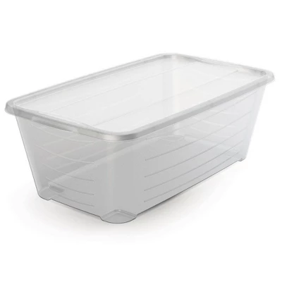 Life Story 6 Qt Rectangular Clear Plastic Protective Storage Shoe Box, 12 Pack 2 Life Story 6 Qt Rectangular Clear Plastic Protective Storage Shoe Box, 12 Pack - Image 2