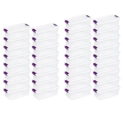 Sterilite 6 Quart Plastic ClearView Multipurpose Stacking Storage Container Tote With Secure Latching Lid For Home And Office Organization -Storage Specialty Store GUEST 38203f33 28c3 4244 806a fb11a3c5427c