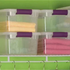 Sterilite 32 Quart Clear View Stacking Storage Tote Container With Latching Lid For Home & Office Organization And Storage Solution -Storage Specialty Store GUEST 39ed8c3e 822c 416e ae64 ffb4741cf5a3