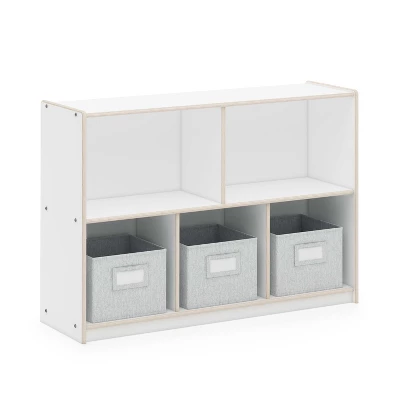 Guidecraft EdQ 2-Shelf 5-Compartment Storage - 30" 5 Guidecraft EdQ 2-Shelf 5-Compartment Storage - 30" - Image 5