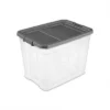 Sterilite 108 Qt. Clear Stacker Storage Container Tote W/ Latching Lid