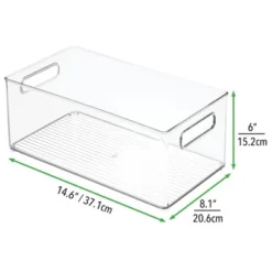 MDesign Plastic Kitchen Baby Food Storage Bin With Handle -Storage Specialty Store GUEST 3fae5c04 5ea8 4d8f adcf 55a21d9e1fc5