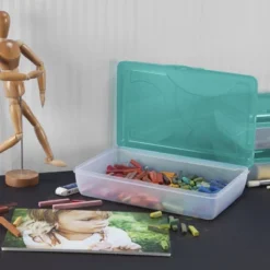 Sterilite 17296W06 Multipurpose Storage Supply Box W/ Lid, Molokai Blue (6 Pack) -Storage Specialty Store GUEST 42b37356 ce64 4194 bb0e 0361045b2b7e