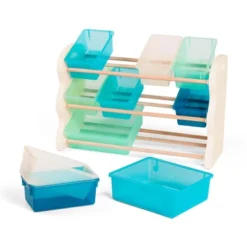 Totes Tidy Storage Bin Organizer Soft Sky - B. Spaces -Storage Specialty Store GUEST 4655556a 1c2d 44c4 9ccb 3fc0f9202287