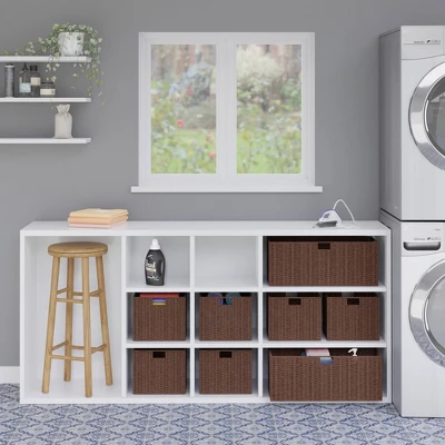 3pc Tessa Woven Rope 2 Small And 1 Large Basket Set Walnut - Winsome 9 3pc Tessa Woven Rope 2 Small And 1 Large Basket Set Walnut - Winsome - Image 9