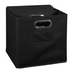 Niche Cubo 6pk Foldable Fabric Storage Bin With Label Holder Black -Storage Specialty Store GUEST 5087e410 c6ae 41b9 8e38 2b3b6597072c