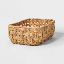 Rectangular Twisted Open Checkered Weave Basket - Brightroom™ -Storage Specialty Store GUEST 514258d4 7e89 434a bb0b bbdf991578bf