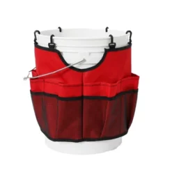 Household Essentials Bucket Caddy Red/Black -Storage Specialty Store GUEST 515f2498 78a2 4e35 96a1 ff757a8c5ad7
