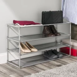 Home Basics 20 Pair Non-Woven Shoe Shelf