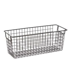 Farmlyn Creek 3 Pack Metal Wire Storage Baskets For Shelves, Pantry, Closet, Long Narrow Organizer Bin, Black, 16 X 6 X 6 In 12 Farmlyn Creek 3 Pack Metal Wire Storage Baskets For Shelves, Pantry, Closet, Long Narrow Organizer Bin, Black, 16 X 6 X 6 In -Storage Specialty Store GUEST 52b5651c 83c9 45fd 9b5d 71b526d47552