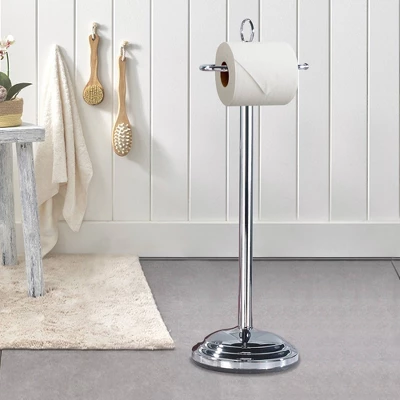 Freestanding Toilet Tissue Holder Chrome - Nu Steel 1 Freestanding Toilet Tissue Holder Chrome - Nu Steel